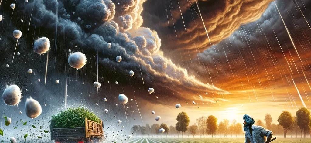 Hail storm impact In India